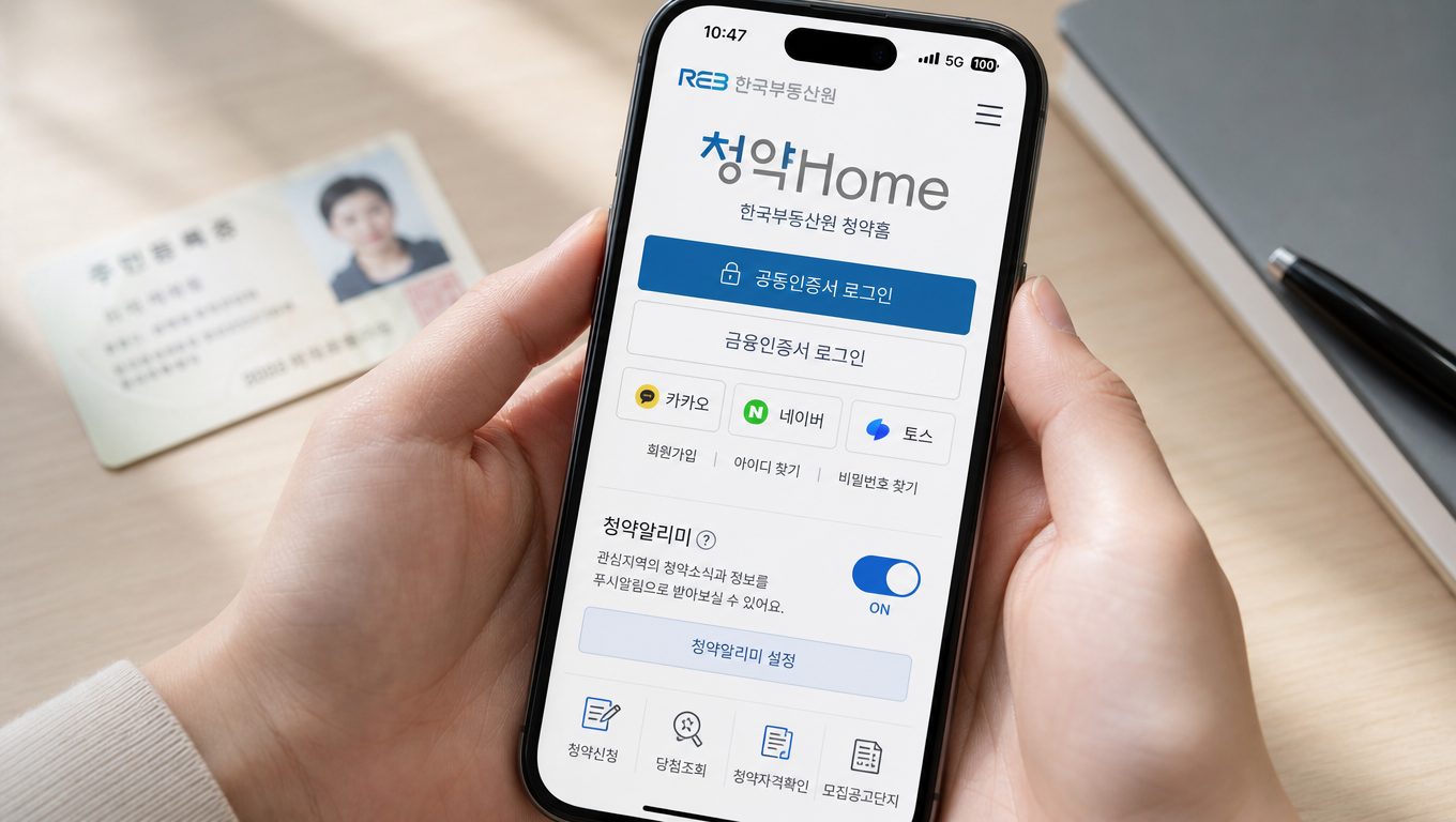 청약홈 아파트 청약 신청과 앱 이용 방법