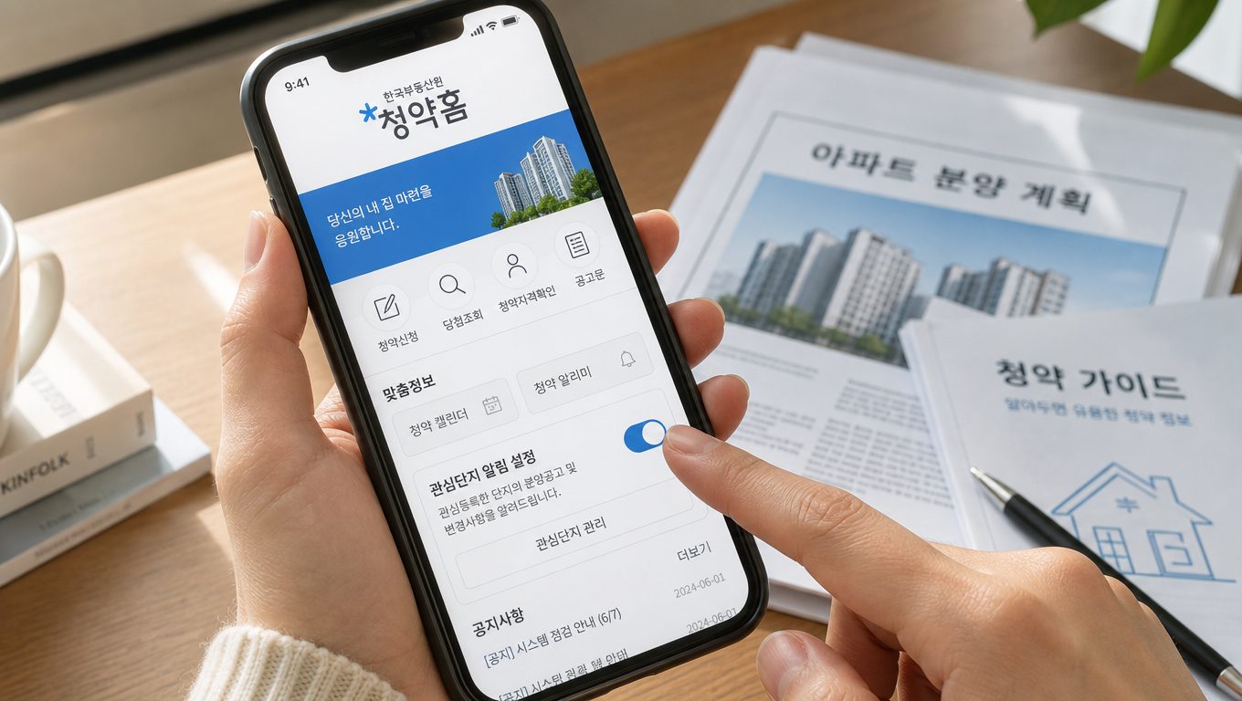 청약홈 아파트 모집공고 보는 법
