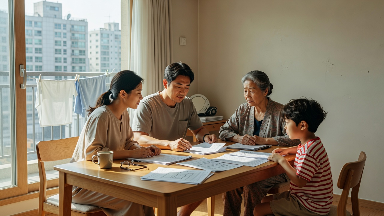 서울 아파트 청약 세대주 요건을 확인하는 장면
