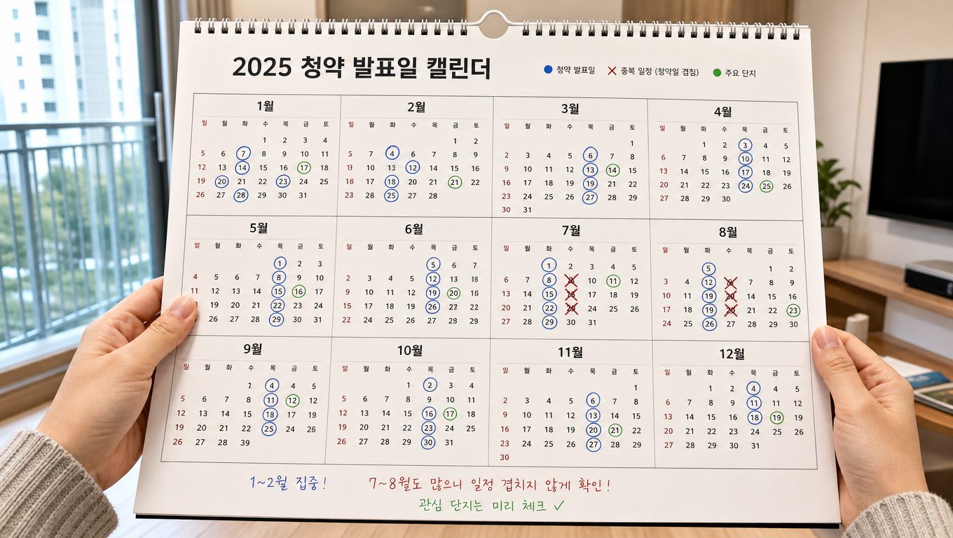 아파트 청약 일정 미리 확인하고 발표일 중복 피하는 방법