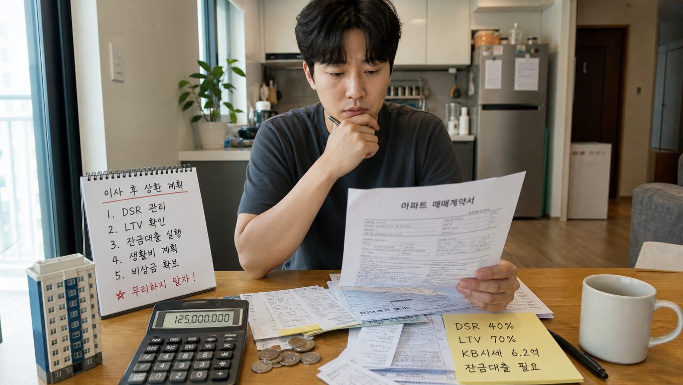 아파트 청약 대출 입주 후 상환 계획과 잔금 대출 전략