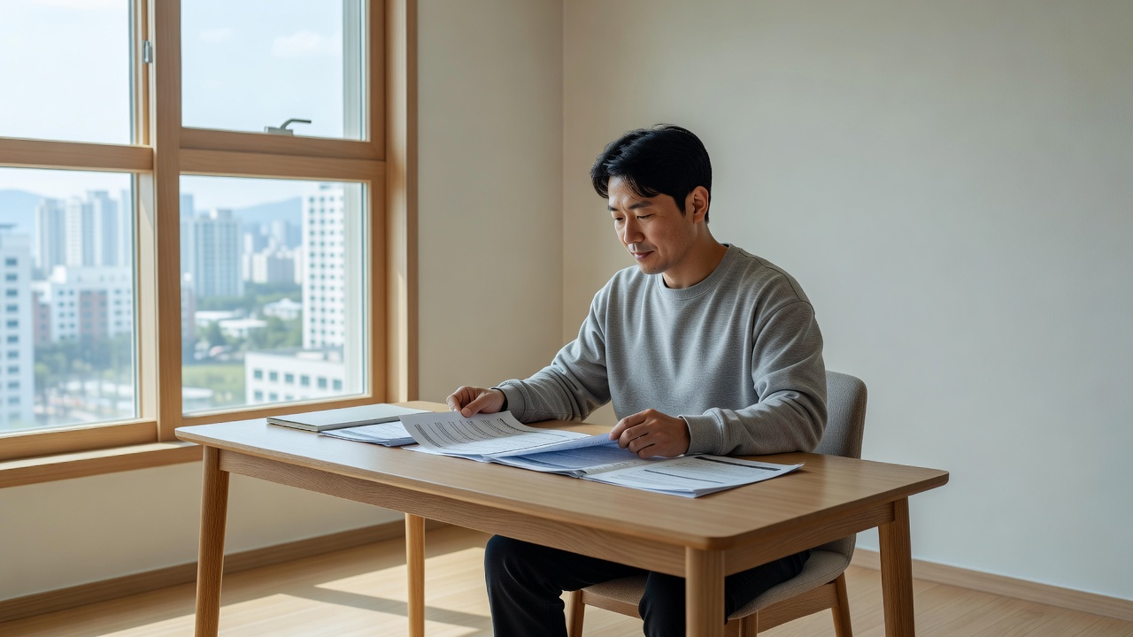 광명 청약 조건에서 세대주 요건을 확인하는 모습