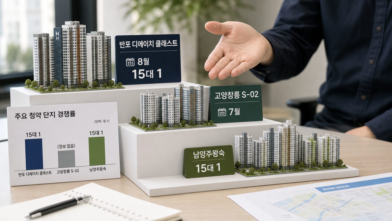2026년 하반기 수도권 아파트 청약 일정과 경쟁률