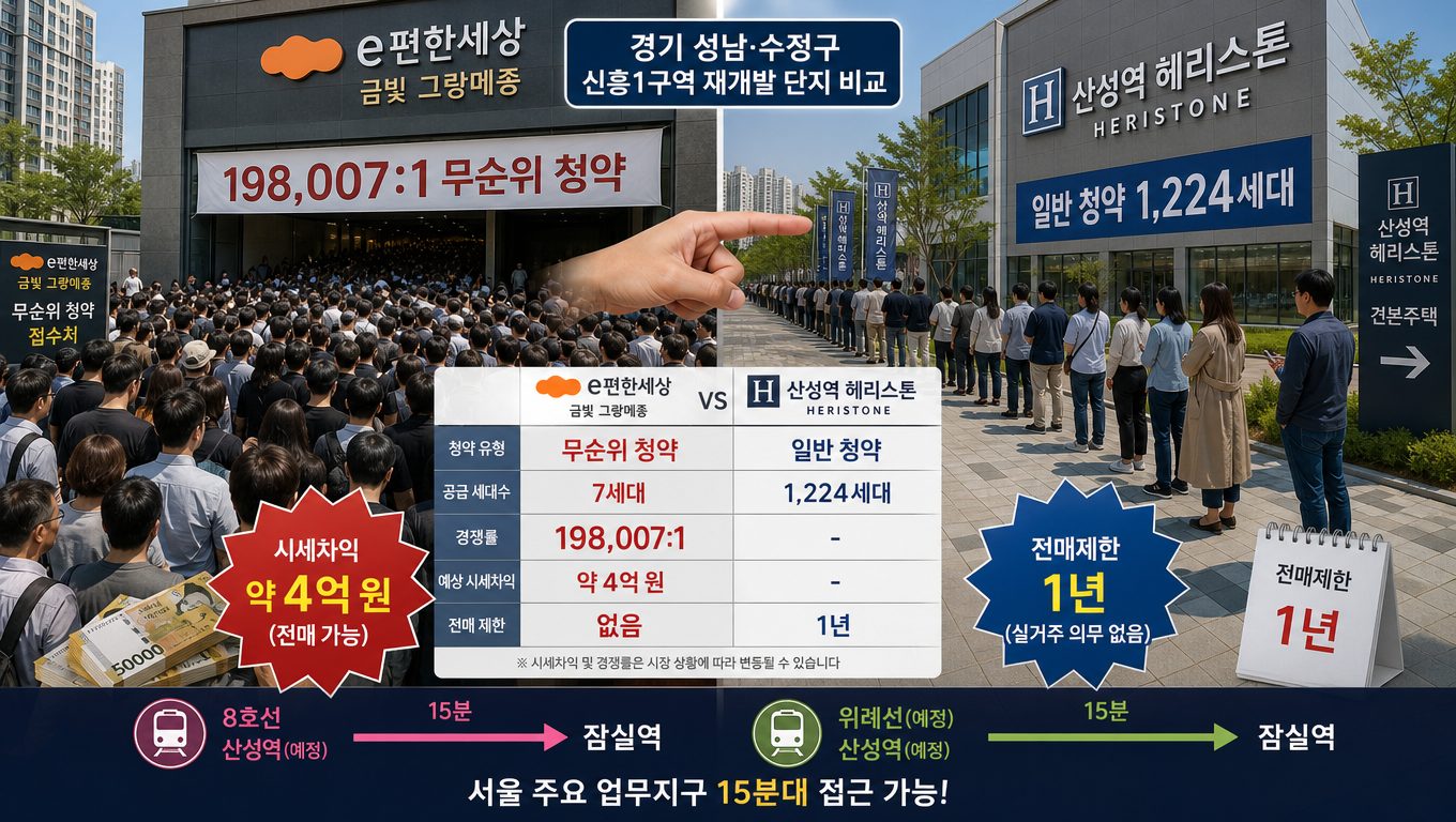 2026년 10월 경기도 무순위 청약과 일반 청약의 차이