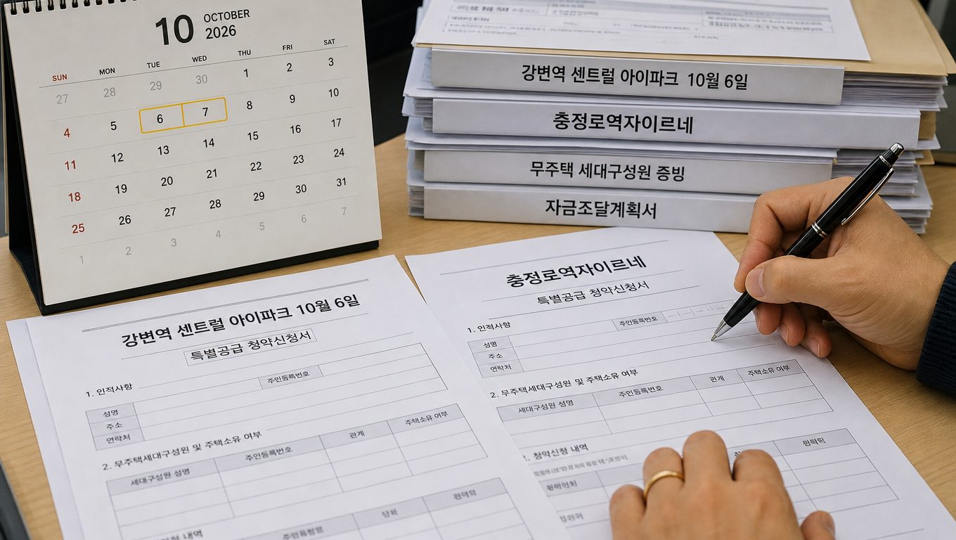 2026년 10월 무순위 청약 일정과 참여 조건