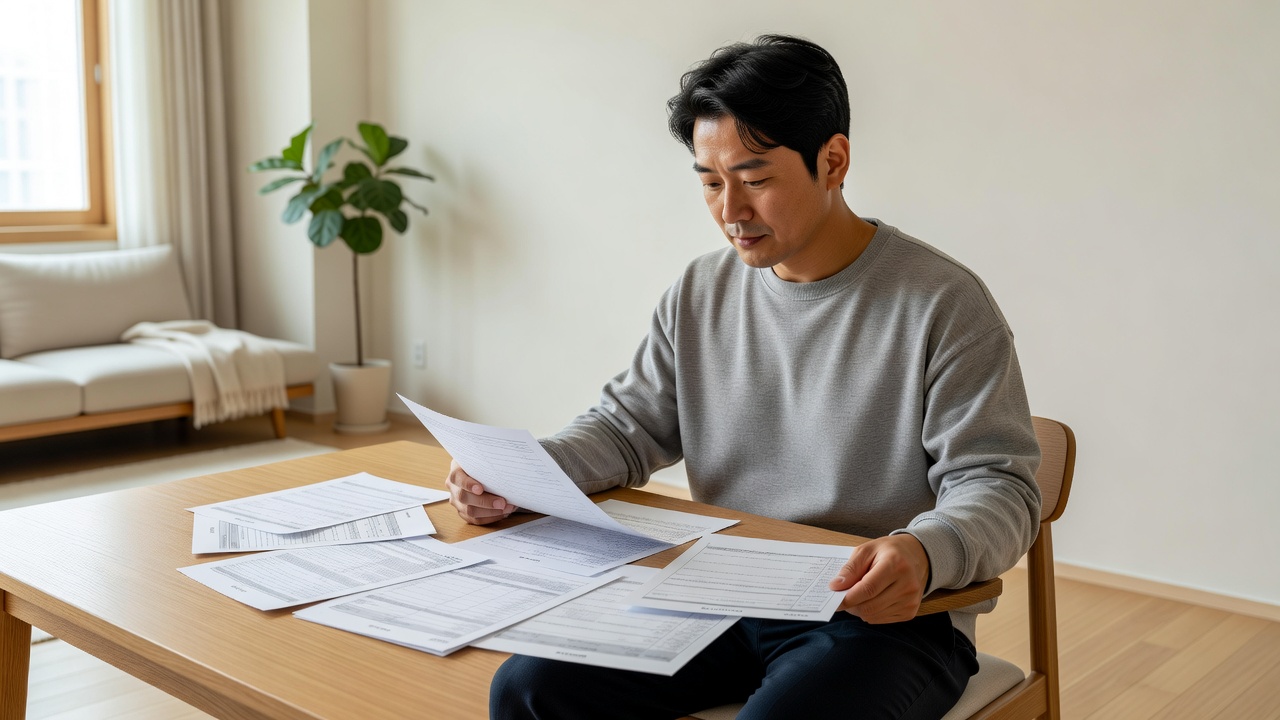 청약통장 명의변경이 가능한 통장 종류를 확인하는 장면
