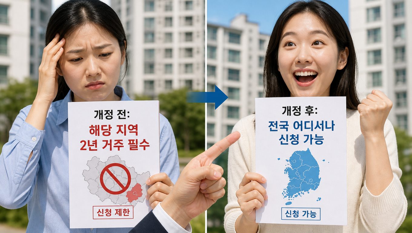 무순위 청약 거주기간 요건은 완화됐나요?