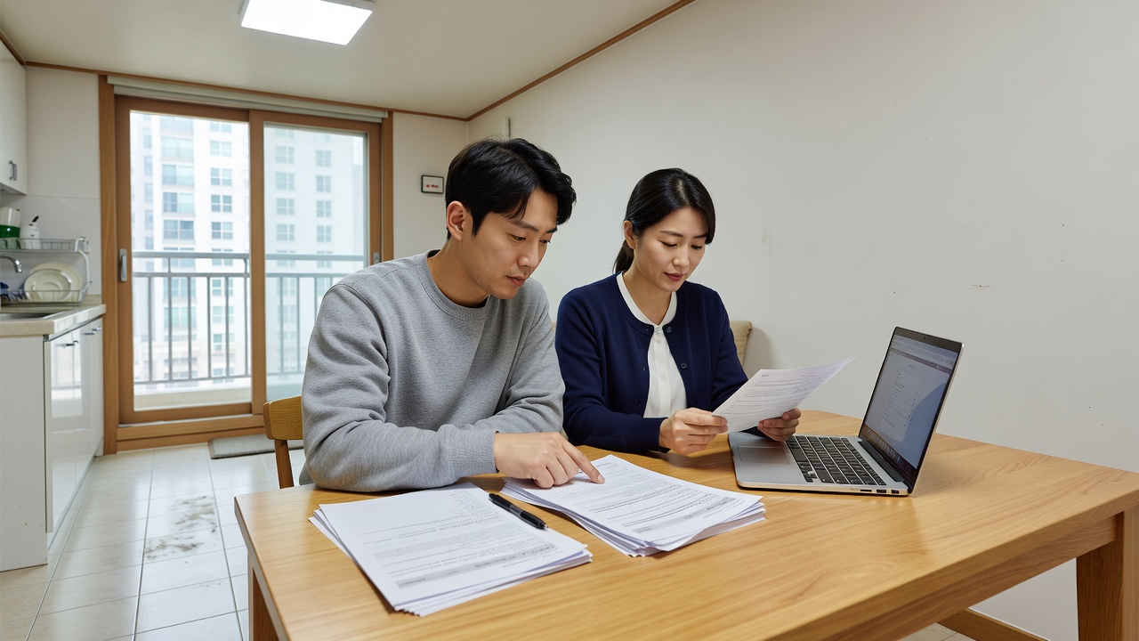 청약 일반공급 1순위 신청 준비하는 부부