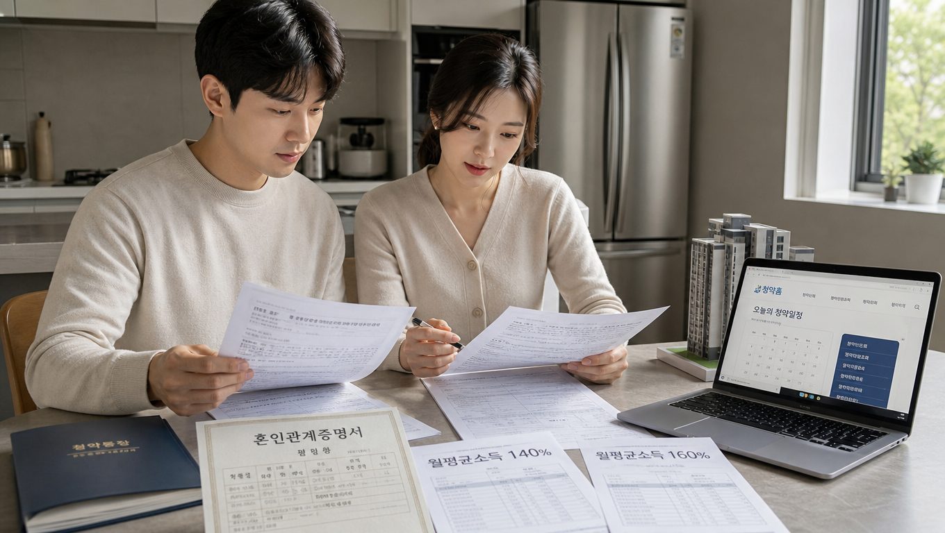 신혼부부 특별공급 자격과 소득 기준